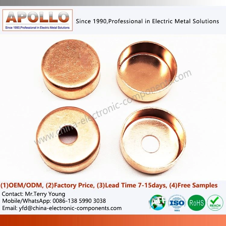 Copper End Caps Round